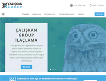 Tablet Screenshot of caliskanilaclama.com